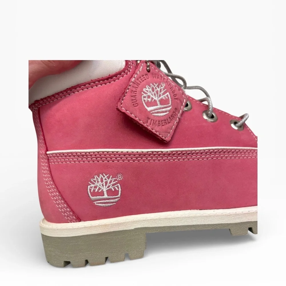Timberland 6M pink nubuck boots NEW